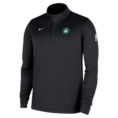 Boston Celtics Men's Nike Dri-FIT NBA 1/4-Zip Long-Sleeve Top